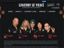 Tablet Screenshot of legendysevraci.cz